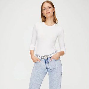 Aritzia Wilfred Somer Bodysuit in White